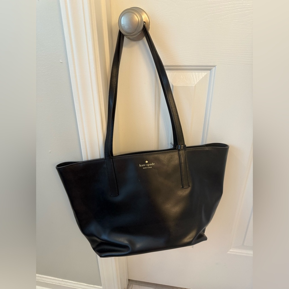 Kate Spade Black Tote with Minimalist Design